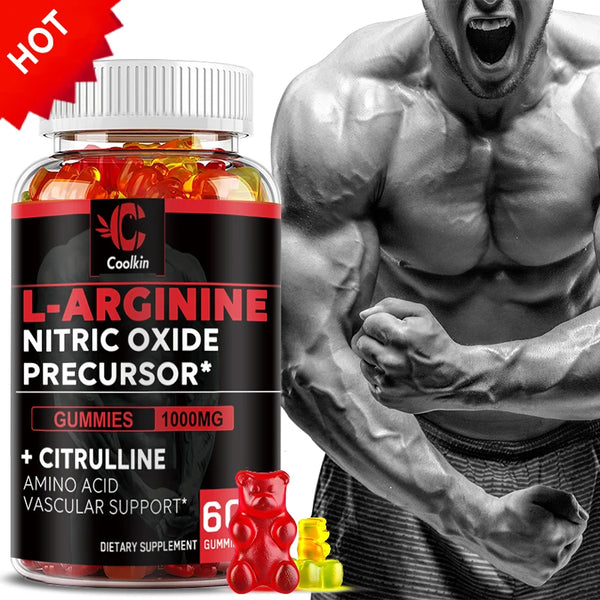L-Arginine Supplement - Strengthens Muscles and Supports Blood Flow, Circulation, Nutrient Delivery and Pumping