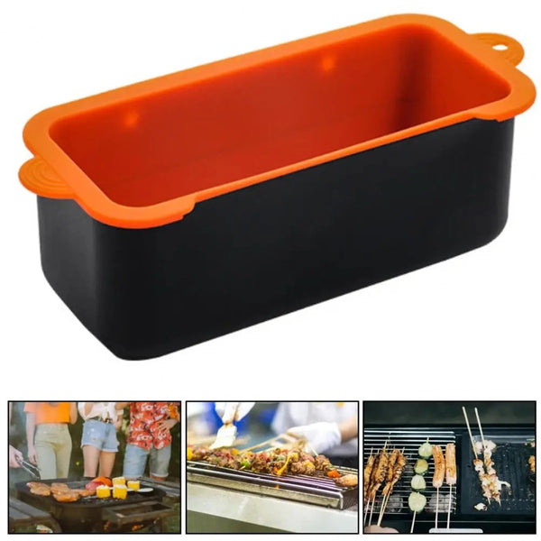 Blackstone Grill BBQ Silicone Grease Cup Liners Eco-Friendly Reusable Drip Pan Liners Drip Grease Collector Oil Box