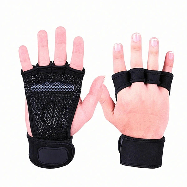 Gym Gloves Anti-Slip Dumbbell Kettle Fitness Gloves Yoga Bodybuilding Workout Weightlifting Crossfit Training