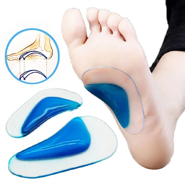 Orthotic Insole Arch Support Silicone Children Insole Flat Feet Flatfoot Corrector Shoe Cushion Insert Gel Kids Orthopedic Pads